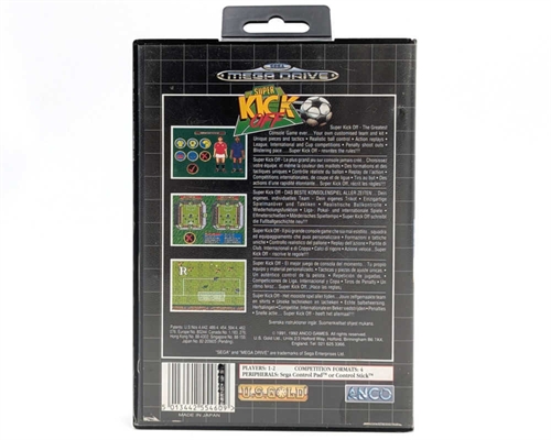 Super Kick Off - Komplet I Æske - Sega Mega Drive Spil (B Grade) (Genbrug)